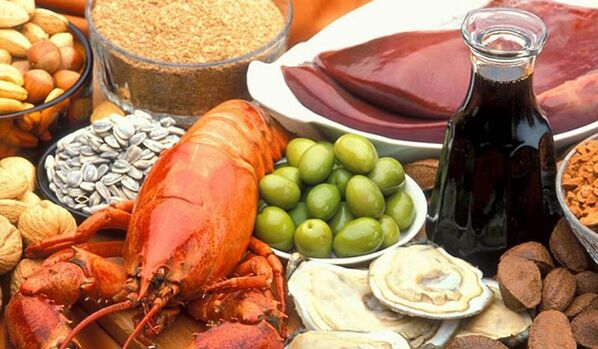 Frutos do mar e nozes na dieta de um homem para um aumento eficaz do pênis